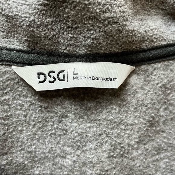 DSG Everyday Colorblock Heather Polar Fleece 1/2 Zip Pullover Jacket size Large - Picture 4 of 4